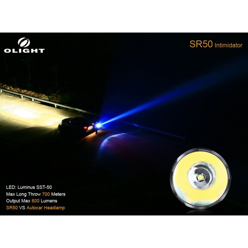 Svietidlo OLIGHT SR50 Intimidator 800 lm - predvádzacie 3